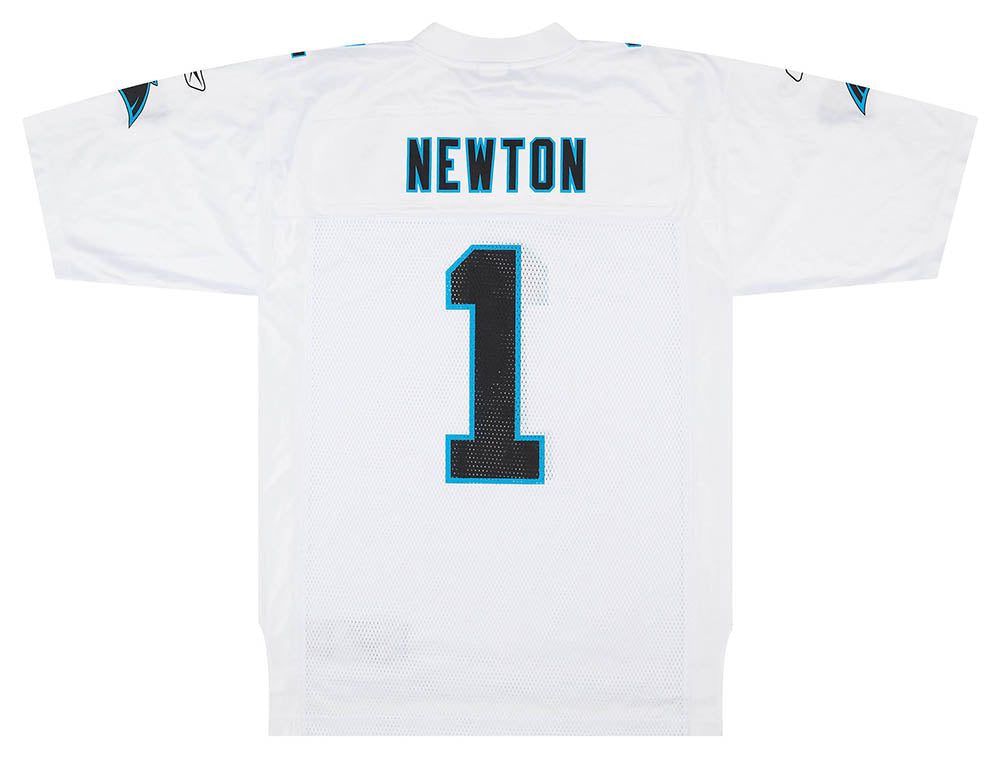 2011 CAROLINA PANTHERS NEWTON #1 REEBOK ON FIELD JERSEY (AWAY) M 2 classicamericansports 65