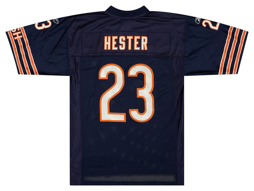 2007 CHICAGO BEARS HESTER #23 REEBOK ON FIELD JERSEY (HOME) M 2 classicamericansports 73