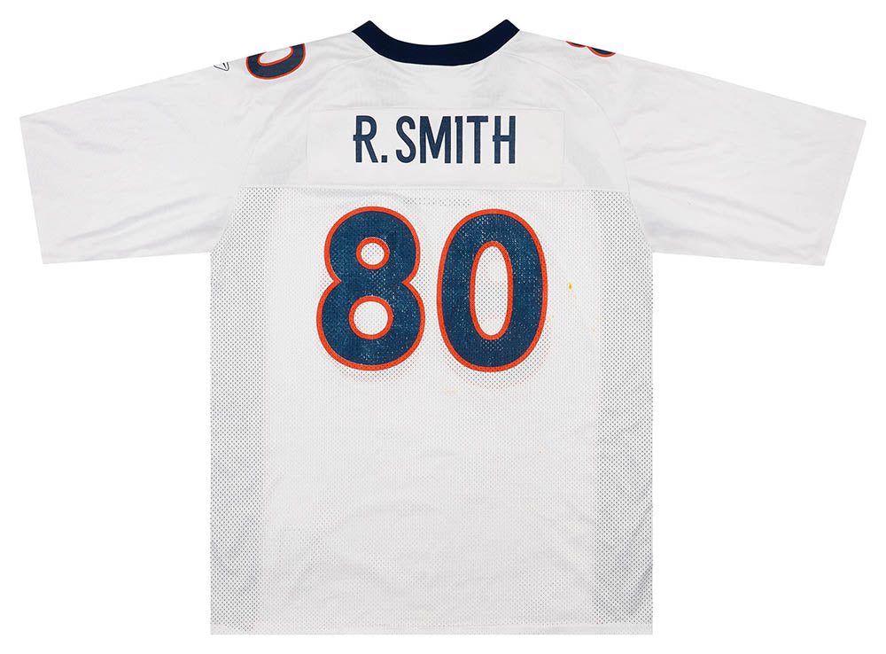 2001 DENVER BRONCOS R. SMITH #80 REEBOK JERSEY (AWAY) XL 2 classicamericansports 83