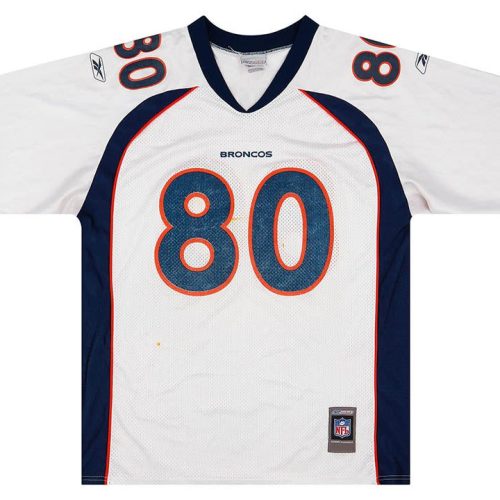2001 DENVER BRONCOS R. SMITH #80 REEBOK JERSEY (AWAY) XL
