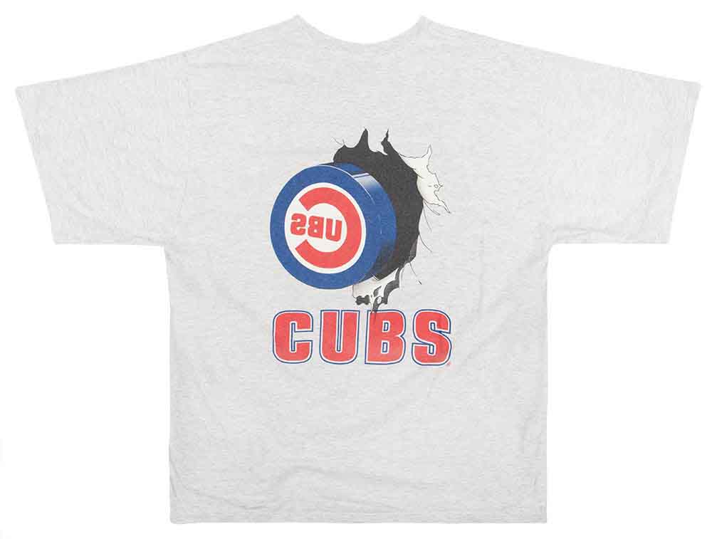 1990's CHICAGO CUBS NUTMEG GRAPHIC TEE XL 2 cubts9001 back