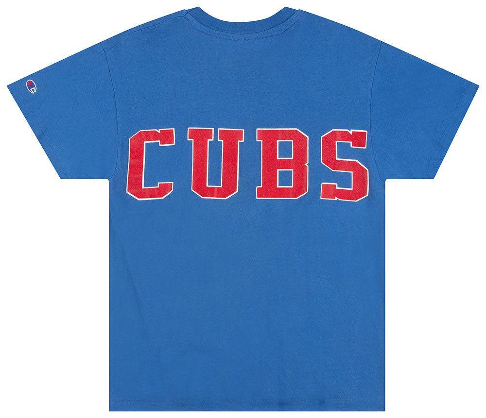 1991 CHICAGO CUBS CHAMPION TEE L 2 cubts9101 back