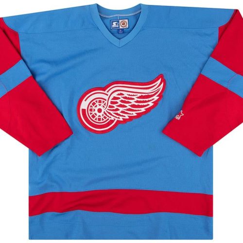 1990's DETROIT RED WINGS STARTER JERSEY (ALTERNATE) XL