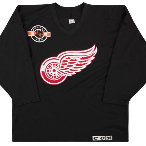 2000's DETROIT RED WINGS CCM CENTER ICE PRACTICE JERSEY XL