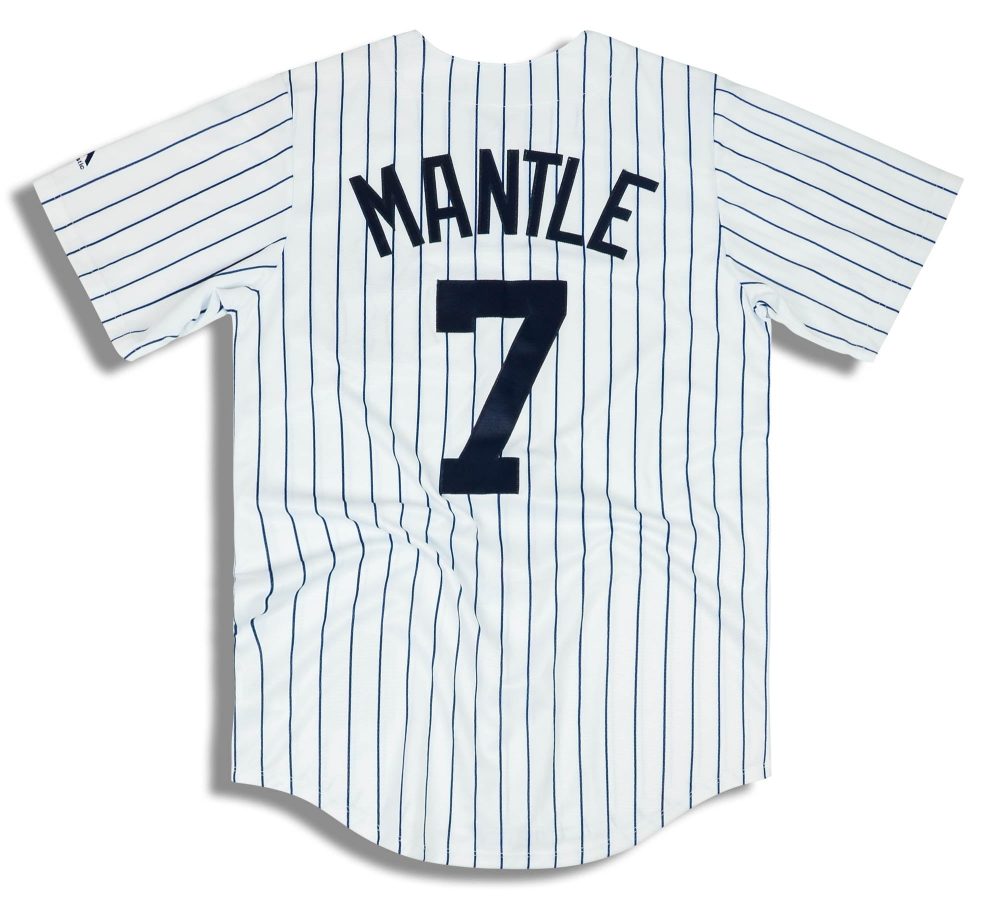 1950's CLASSIC NEW YORK YANKEES MANTLE #7 COOPERSTOWN JERSEY (HOME) S 2 dsc 0075 1
