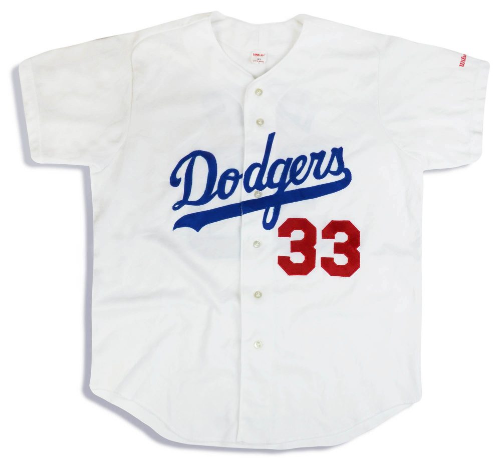 1992-93 LA DODGERS DAVIS #33 WILSON JERSEY (HOME) XL 1 dsc 0200
