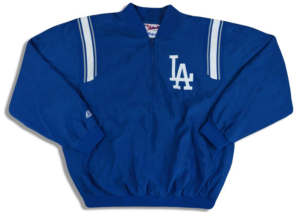 2000's LA DODGERS MAJESTIC PULLOVER RAIN JACKET XL 1 dsc 0243