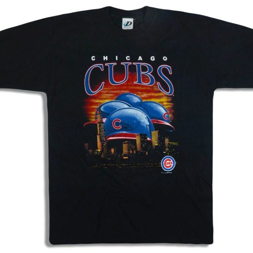 2002 CHICAGO CUBS HELMET TEE XL