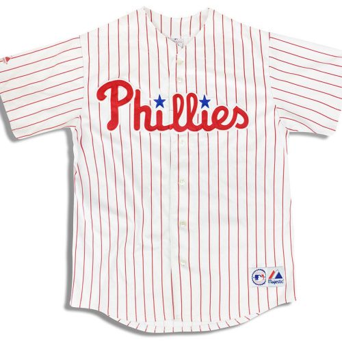 2000-09 PHILADELPHIA PHILLIES MAJESTIC JERSEY (HOME) L