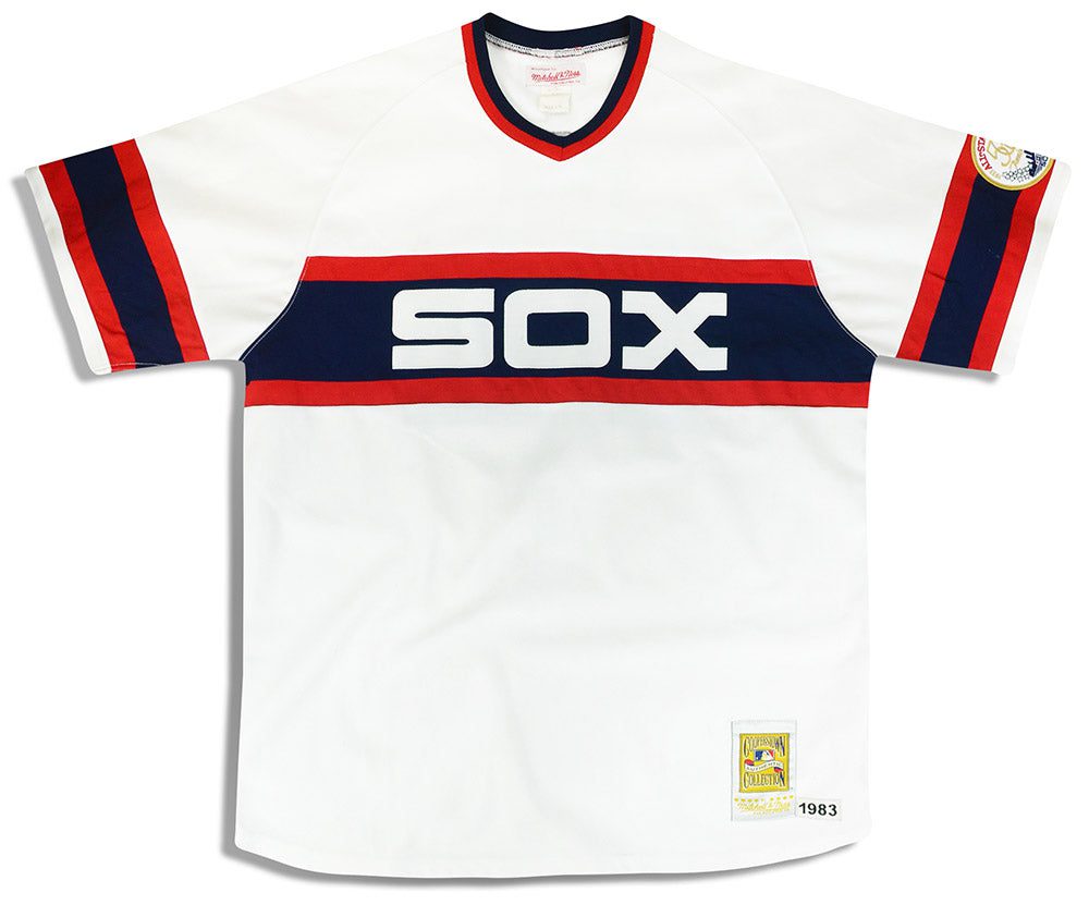 1983 CHICAGO WHITE SOX FISK #72 MITCHELL & NESS COOPERSTOWN COLLECTION JERSEY (HOME) XXL 1 dsc 0399 1