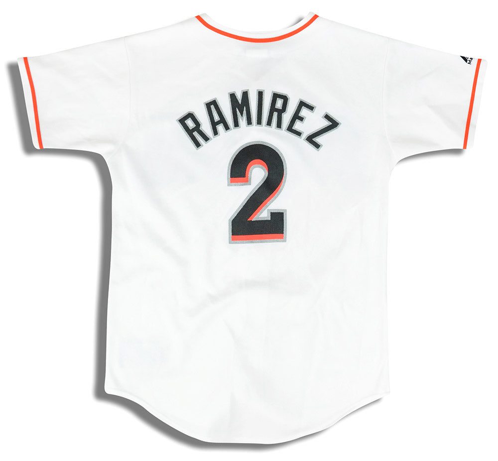 2012 MIAMI MARLINS RAMIREZ #2 MAJESTIC JERSEY (HOME) Y 2 dsc 0401 1