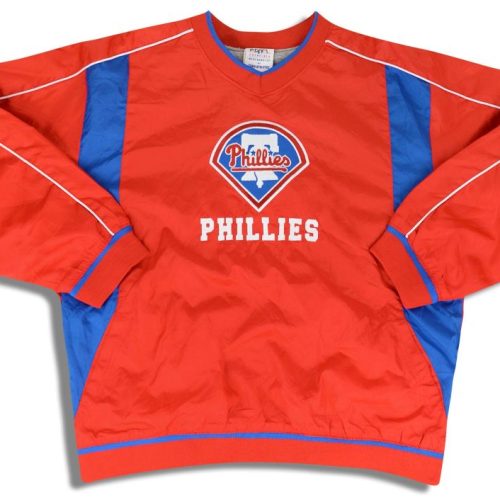 2000’s PHILADELPHIA PHILLIES TEAM ATHLETICS SHELL TOP Y