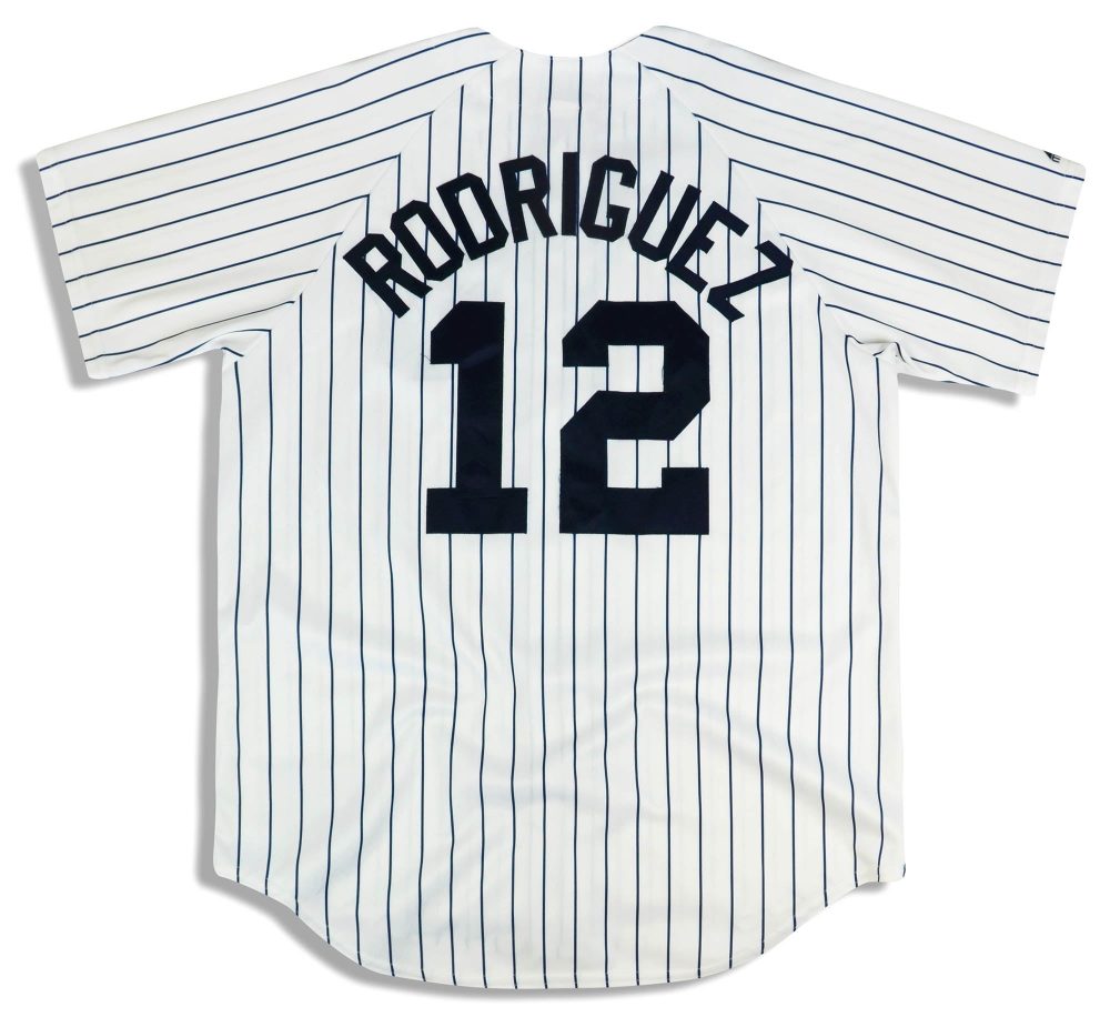 2008 NEW YORK YANKEES RODRIGUEZ #12 MAJESTIC JERSEY (HOME) XL 2 dsc 0545 1
