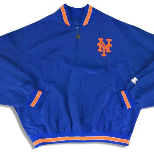 1990's NEW YORK METS STARTER 1/2 ZIP JACKET XXL