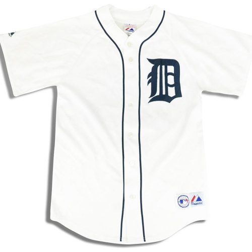2002-06 DETROIT TIGERS YOUNG #25 MAJESTIC JERSEY (HOME) M