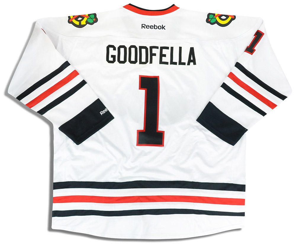 2011-17 CHICAGO BLACKHAWKS GOODFELLA #1 REEBOK JERSEY (AWAY) 4XL 2 dsc 0618 1
