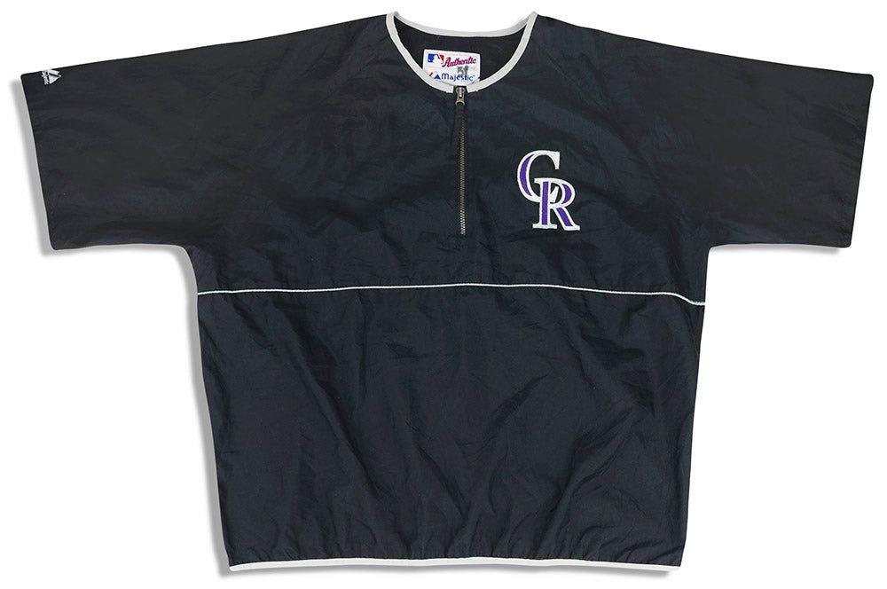 2000's COLORADO ROCKIES MAJESTIC 1/2 ZIP WINDBREAKER XXL 1 dsc 0628 1
