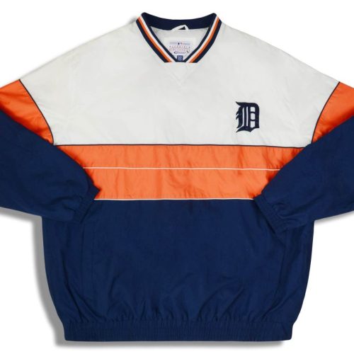 1990's DETROIT TIGERS PULLOVER JACKET XXL