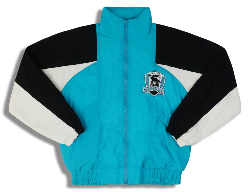 1990's SAN JOSE SHARKS RAIN JACKET L 1 dsc 0655