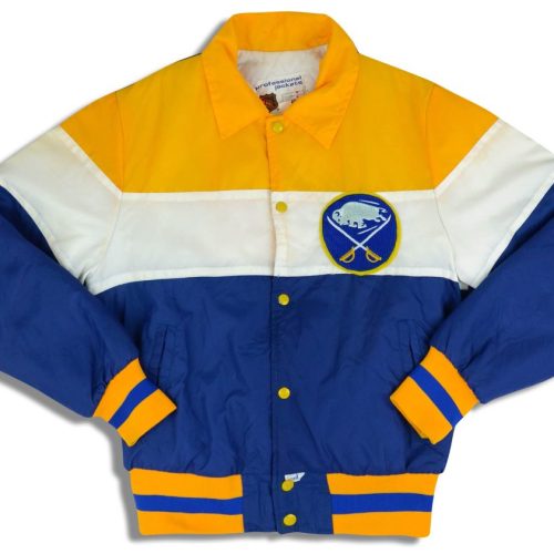 1990's BUFFALO SABRES SHAIN SATIN JACKET M