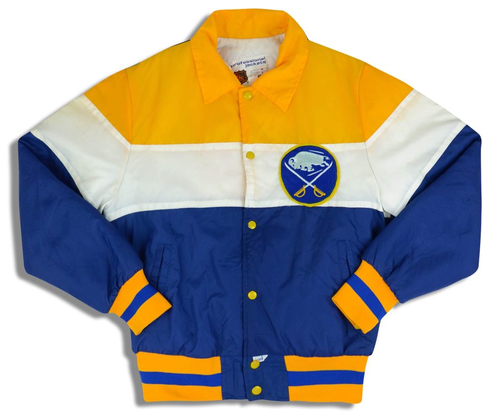 1990's BUFFALO SABRES SHAIN SATIN JACKET M 1 dsc 0934