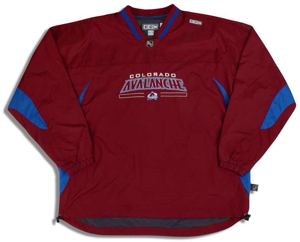 1990's COLORADO AVALANCHE CCM CENTER ICE PULLOVER JACKET XXL 1 dsc 0935