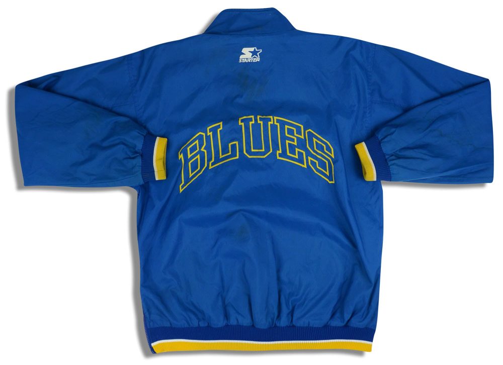 1990's ST. LOUIS BLUES STARTER HALF-ZIP PULLOVER JACKET S 2 dsc 0938 1