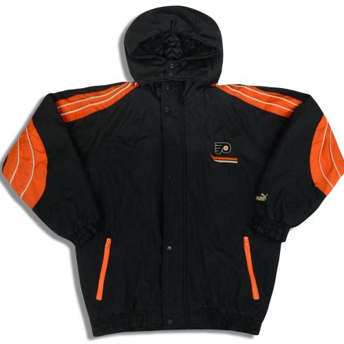 1990's PHILADELPHIA FLYERS PUMA RAIN COAT Y