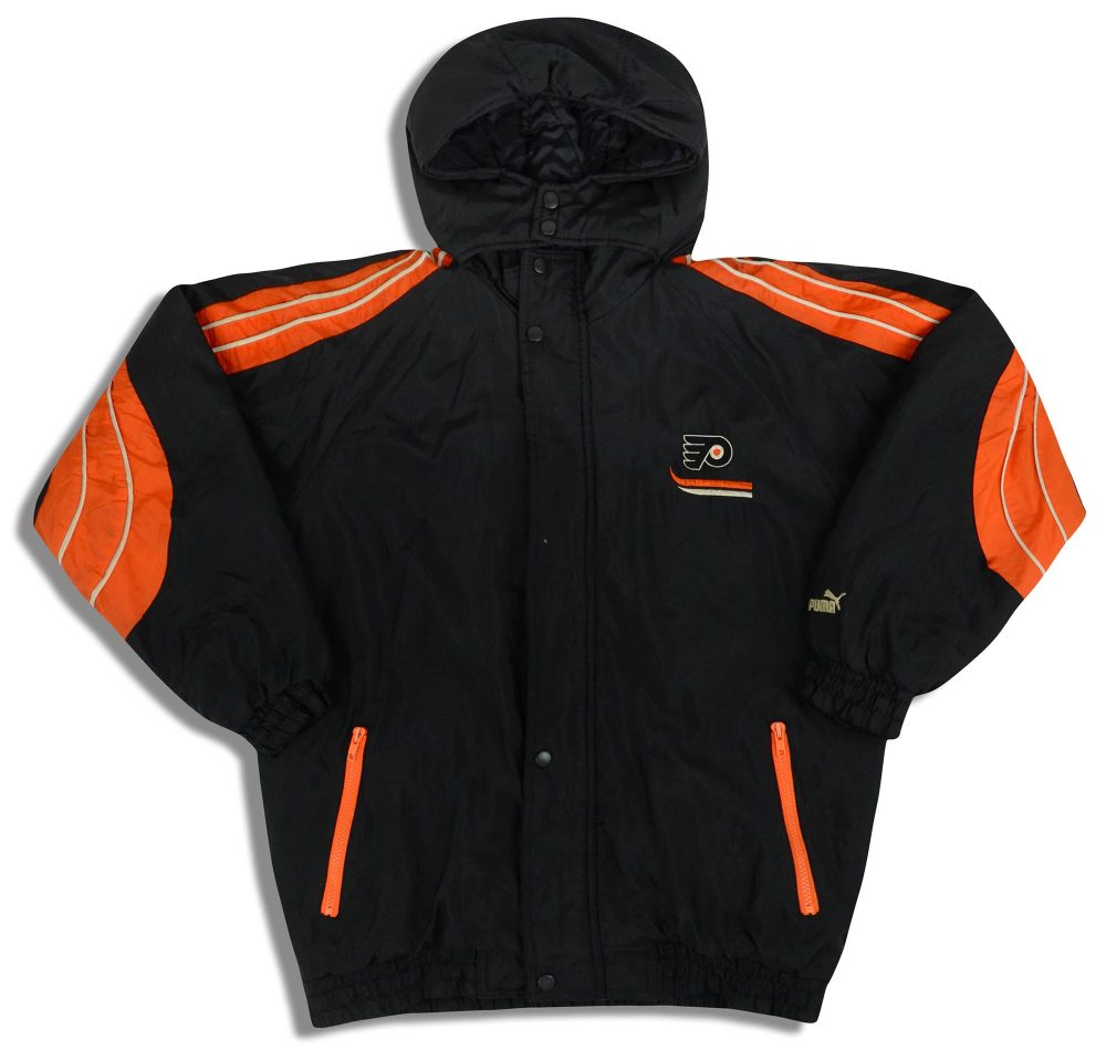 1990's PHILADELPHIA FLYERS PUMA RAIN COAT Y 1 dsc 0942