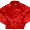 1990's CALGARY FLAMES SHAIN SATIN JACKET L 5 dsc 0944
