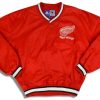 1990's DETROIT RED WINGS FEDOROV #91 STARTER PULLOVER JACKET M 4 dsc 0964