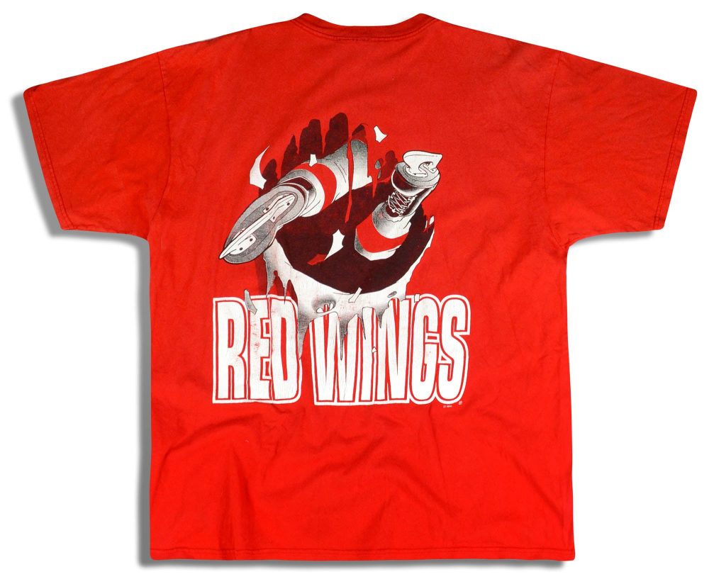 1990's DETROIT RED WINGS GRAPHIC TEE XL 2 dsc 1098