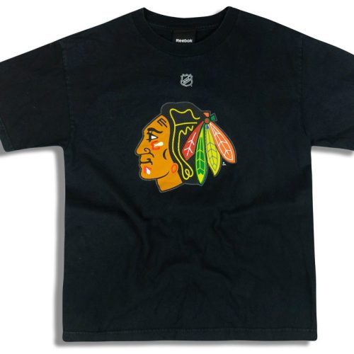 2008-10 CHICAGO BLACKHAWKS BYFUGLIEN #33 REEBOK TEE M