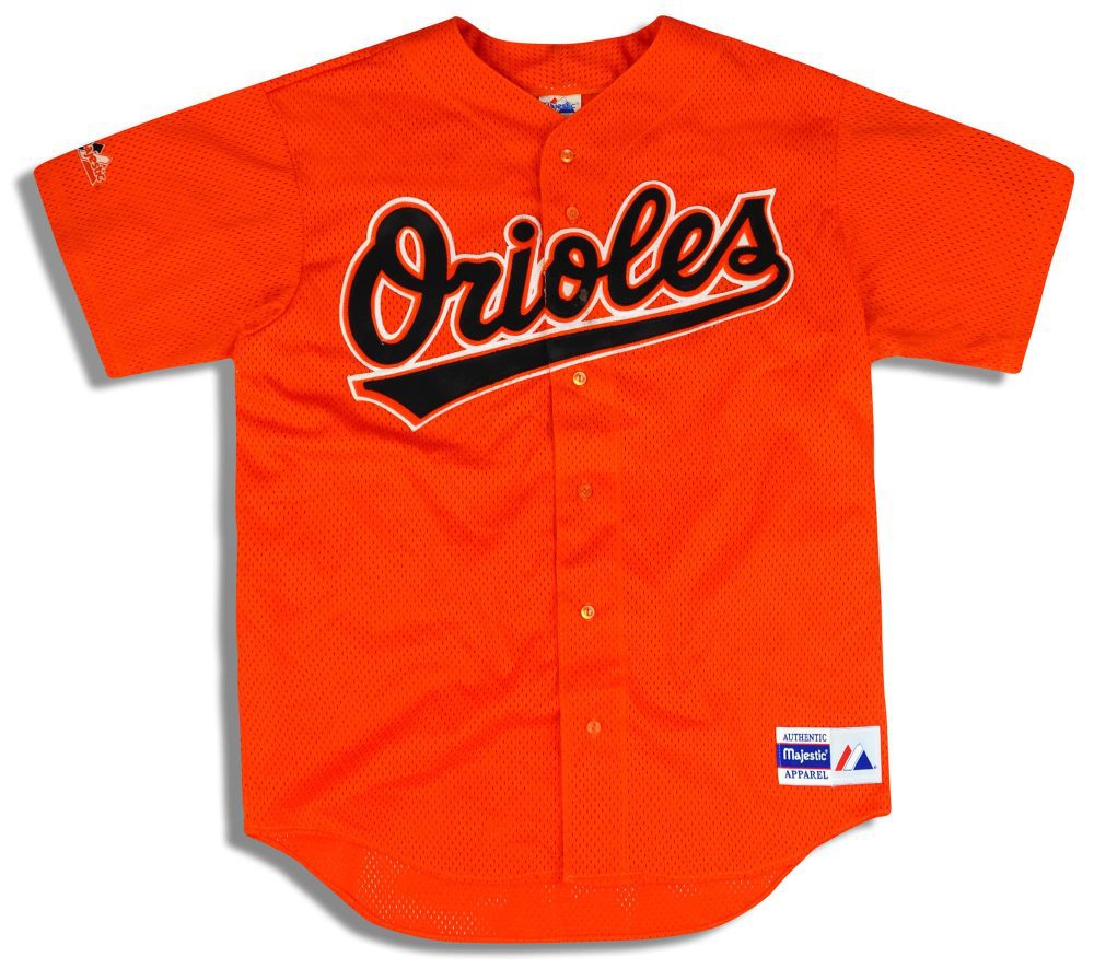 1990's BALTIMORE ORIOLES MAJESTIC JERSEY L 1 dsc 1104