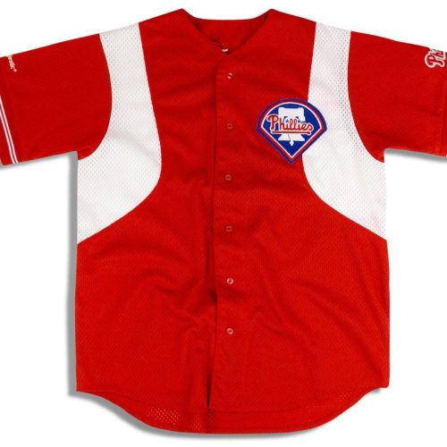 2000's PHILADELPHIA PHILLIES MAJESTIC JERSEY L