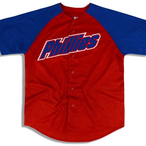 2000's PHILADELPHIA PHILLIES MAJESTIC JERSEY L