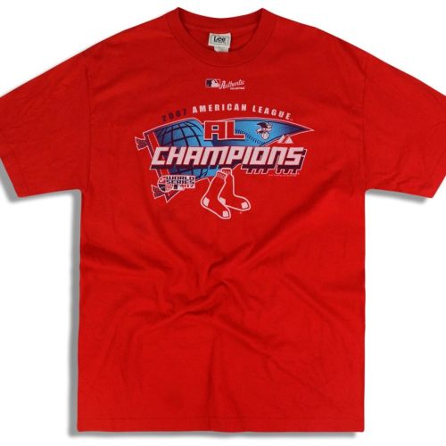 2007 BOSTON RED SOX AL CHAMPIONS TEE L