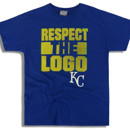 2000's KANSAS CITY ROYALS RESPECT THE LOGO TEE M