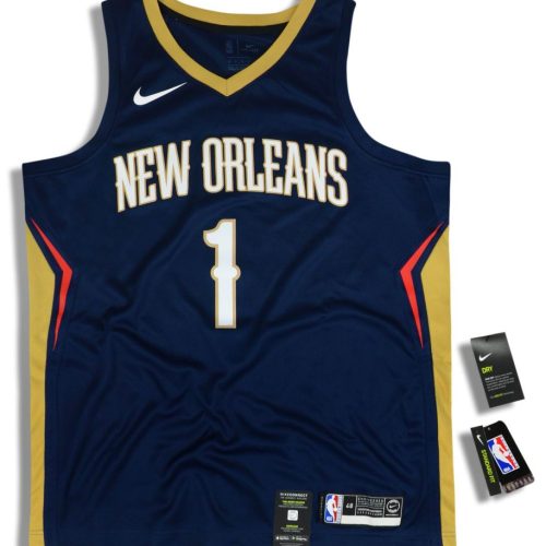 2019-23 NEW ORLEANS PELICANS WILLIAMSON #1 NIKE SWINGMAN JERSEY (AWAY) L - W/TAGS