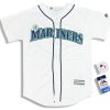 2019 SEATTLE MARINERS MAJESTIC COOL BASE JERSEY (HOME) Y - W/TAGS 2 dsc 2000