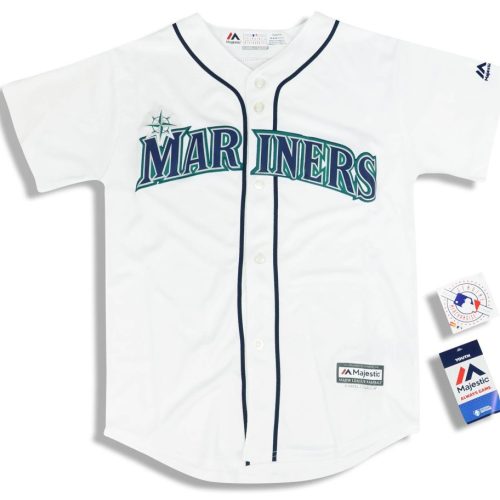 2019 SEATTLE MARINERS MAJESTIC COOL BASE JERSEY (HOME) Y - W/TAGS