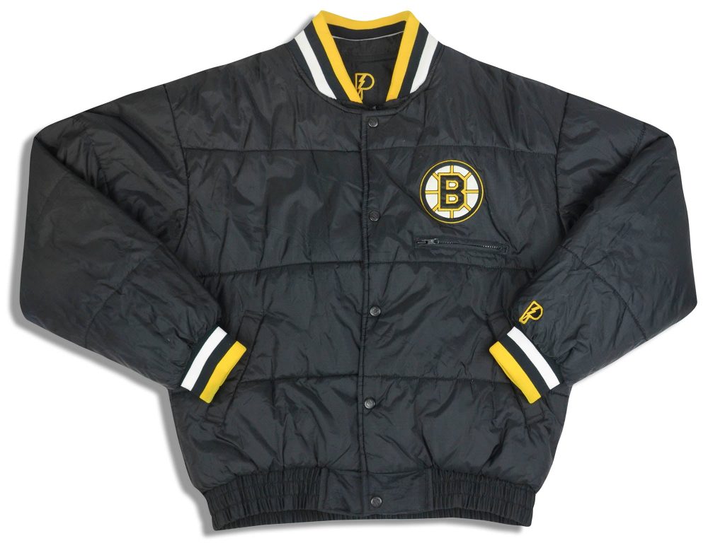 1995-99 BOSTON BRUINS PRO PLAYER REVERSIBLE JACKET M 1 dsc 2064