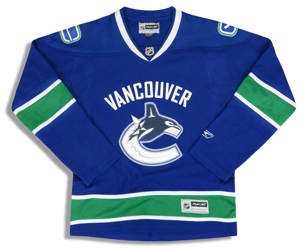 2007-11 VANCOUVER CANUCKS REEBOK JERSEY (HOME) Y 1 dsc 2133