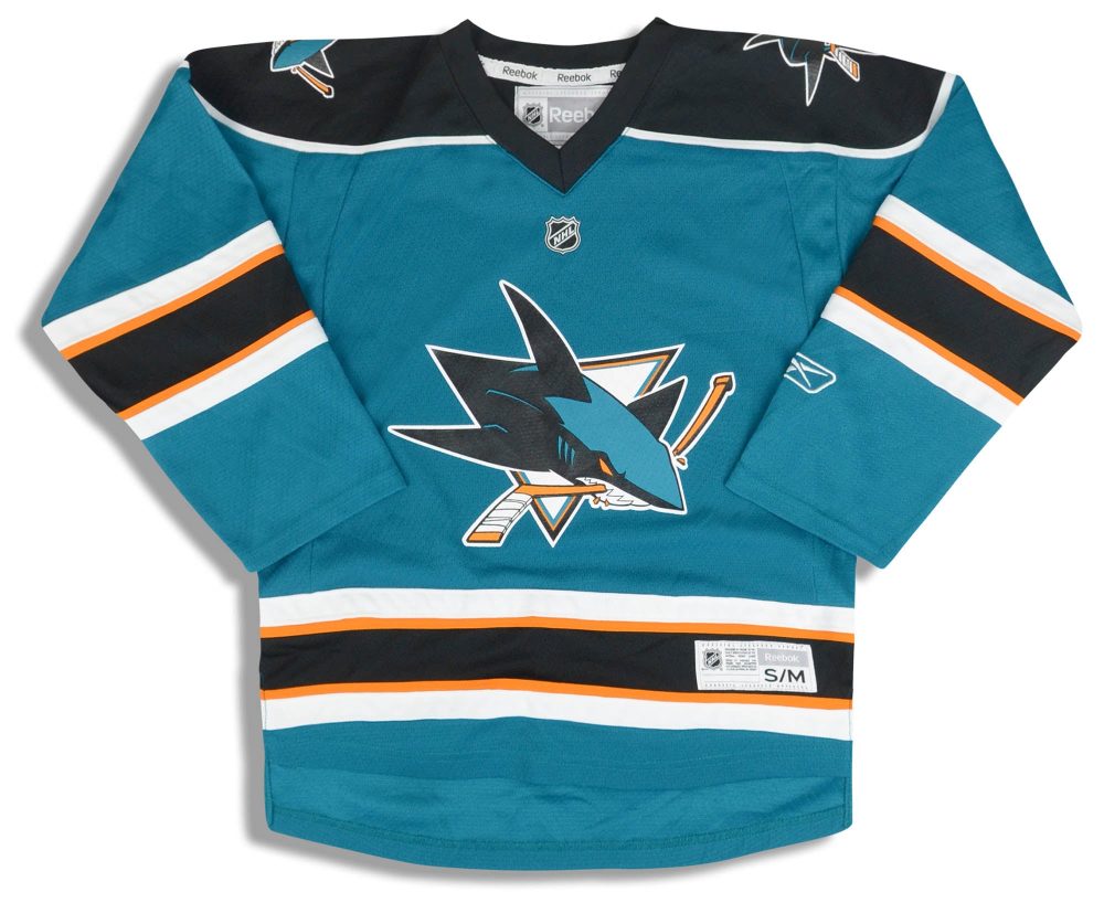2008-09 SAN JOSE SHARKS REEBOK JERSEY (HOME) Y 1 dsc 2134