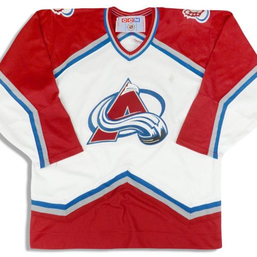 1996-98 COLORADO AVALANCHE CCM JERSEY (HOME) L