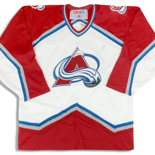 1996-98 COLORADO AVALANCHE CCM JERSEY (HOME) M