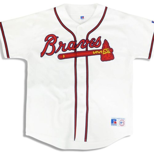 2000-04 ATLANTA BRAVES RUSSELL ATHLETIC JERSEY (HOME) L