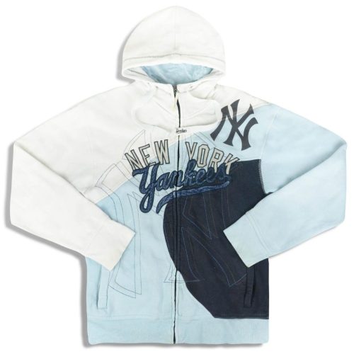 2000’s NEW YORK YANKEES MAJESTIC FULL-ZIP HOODED SWEAT TOP S