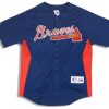 2011-12 ATLANTA BRAVES MAJESTIC PRACTICE JERSEY L 3 dsc 2494