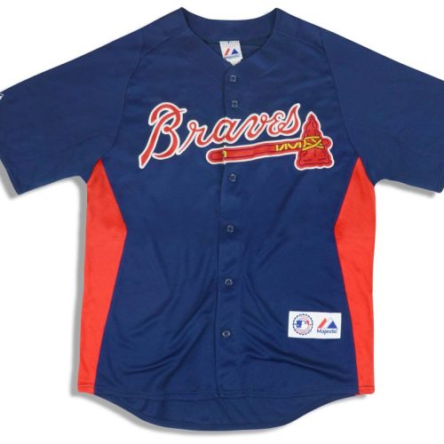 2011-12 ATLANTA BRAVES MAJESTIC PRACTICE JERSEY L